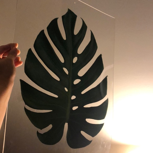Madewell Other - Monstera leaf wall decor
